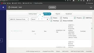 Word Module 4 Exam | Word_Module_4_Sam_Exam | Word Module 4: Formatting Table and Document | MindTap