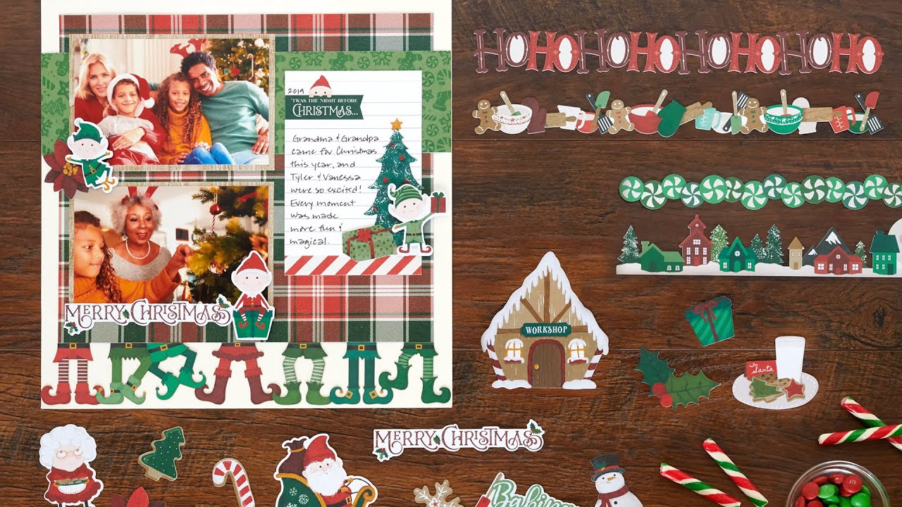 Christmas Spirit Embellishments by Creative Memories - YouTube