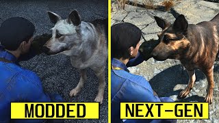 Fallout 4 Pre Patch 120 Graphics Mod List PC RTX 4080 vs PS5 Next Gen Patch Graphics Comparison