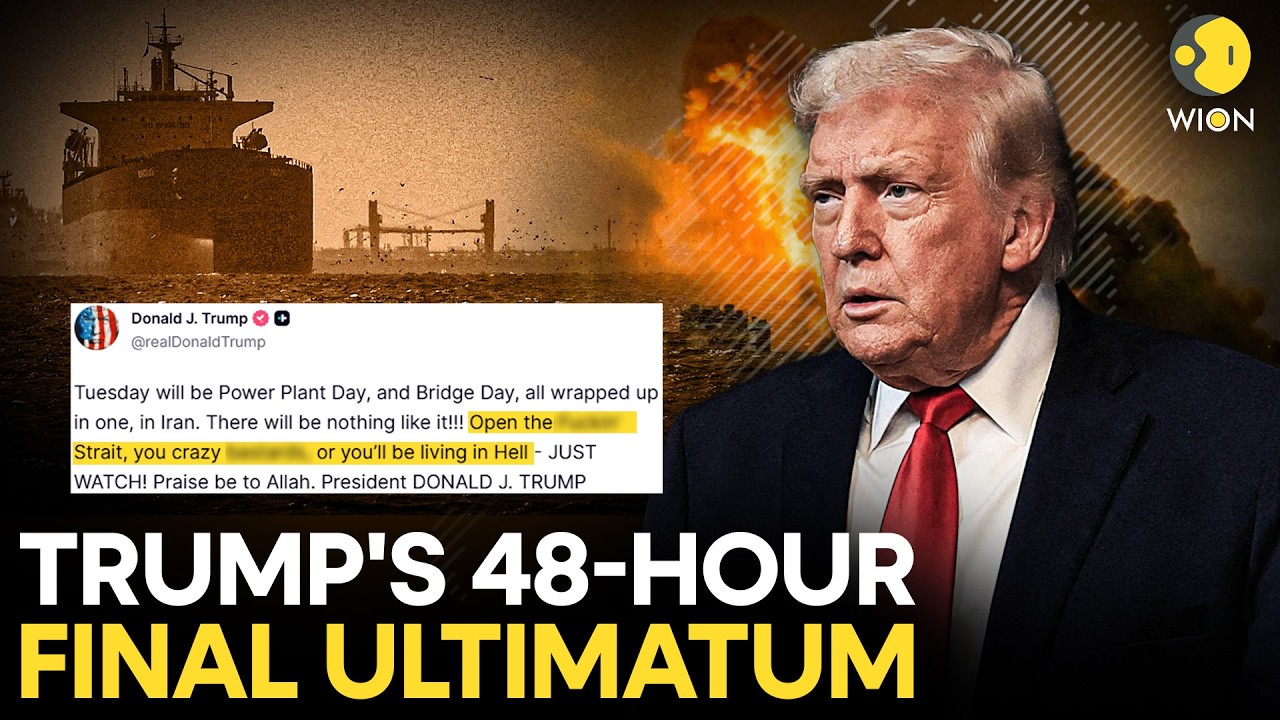 US-Iran War: Trump Issues 48-Hour Deadline, Warns ‘Hell Will Rain Down’ Over Hormuz | WION Originals