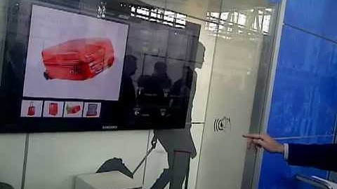 Interactive Shopping Window Cebit 2012
