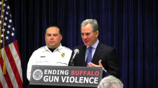 A.G. Schneiderman & Western NY Law Enforcement Leaders Stand Together In Fight Against Illegal Guns