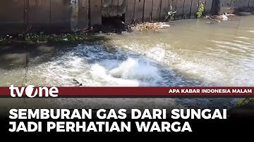 Semburan Gelembung Gas di Sungai Rungkut | tvOne