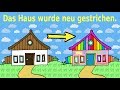 Deutsch lernen: Aktiv und Passiv - German for children and beginners: active / passive