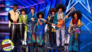 Nobody Looked Twice At This Family Of 7 Then The First Note Sounded Like The Jackson 5