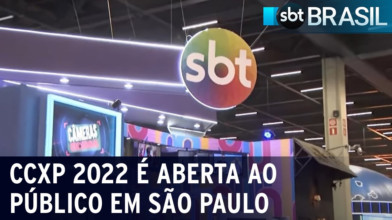 CCXP 2022 é aberta ao público em São Paulo | SBT Brasil (01/12/22)