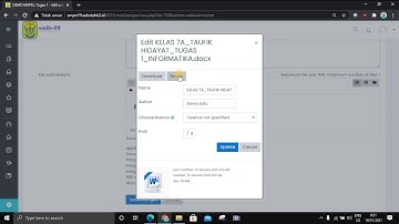 Tutorial Moodle Untuk Siswa: Cara Mengirimkan Tugas pada LMS Berbasis Moodle