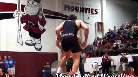 SA vs MSAC Wrestling Dual Meet 2012 - 174 Pounds: ...