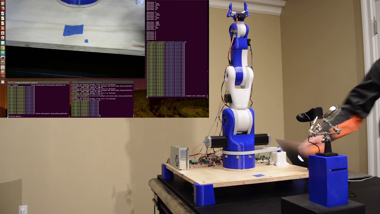 3D Printed Robotic Arm Uses Computer Vision for Pick and - YouTube