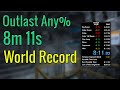 [Former World Record] Outlast Any% Speedrun 8:11.92 (Pc)