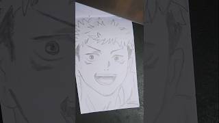 How To Draw Yuji Itadori😱Super Easy || #drawing #yujiitadori #tutorial #jjk #art