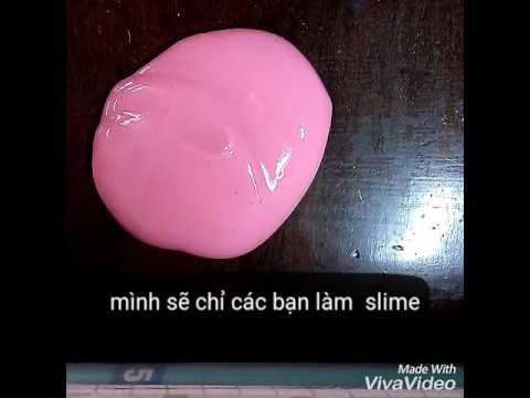 cách làm slime không cần dung dịch rơ miệng