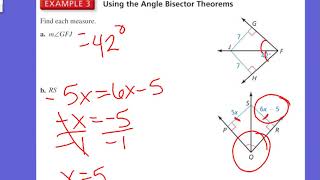 6 1 Angle Bisector Theorem and Converse