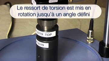 Test sur ressorts de torsion utilisant le couplemètre Vortex-i de Mecmesin