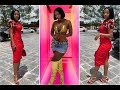 Wow fan dashes efia odo ghc5k for stepping out to church in a decent red dress thebackstage