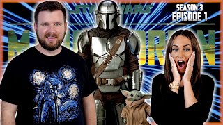 My wife and I watch The Mandalorian (Season 3) for the FIRST time || Episode 1