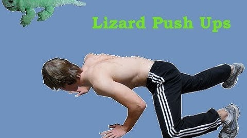 Lizard Push Ups!!!