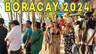 BORACAY WHITE BEACH WALKING TOUR 2024 | Station 3 to 1| Afternoon Stroll in Boracay Beach Front |