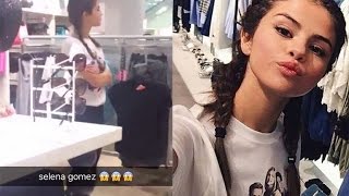 Selena gomez shopping in the grand ...