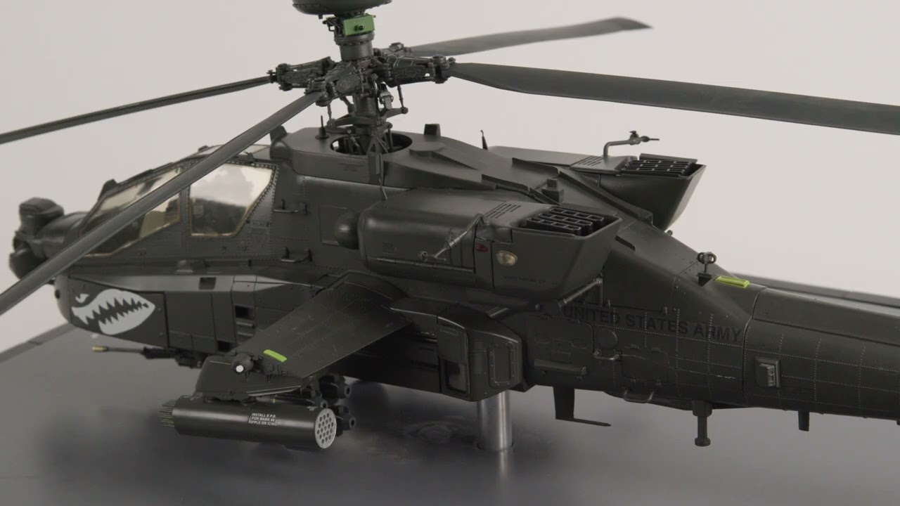 アゴラモデルズのアパッチロングボウジャンク品です。 Apache AH-64D 1/24スケールのダイキャストモデル, Agora Models