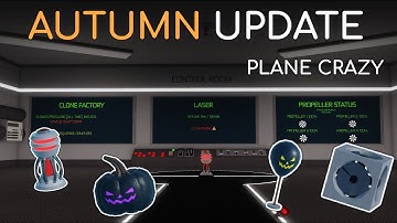 NEW AUTUMN UPDATE!! (How to get the laser and other event items) | Plane Crazy