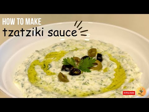 Easy Tzatziki Sauce Recipe (Greek Yogurt Dip)