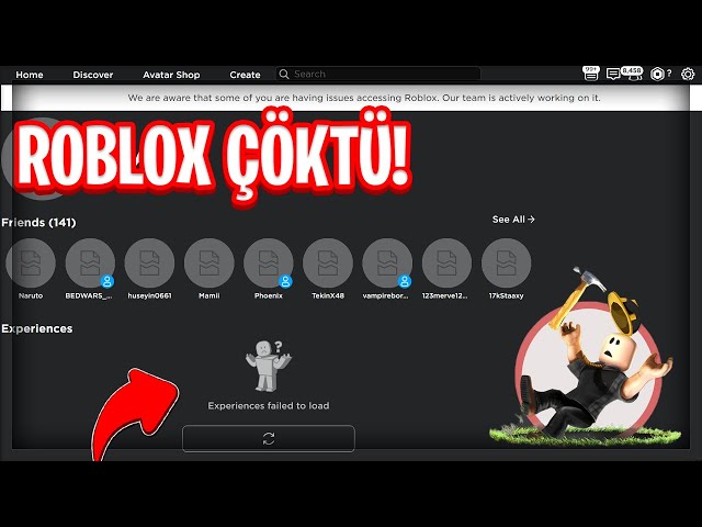 Roblox çöktü mü? Roblox neden açılmıyor? Roblox giriş sorunu