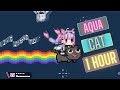 Minato Aqua Nyan Cat but 1 hour [ Aqua Cat ]