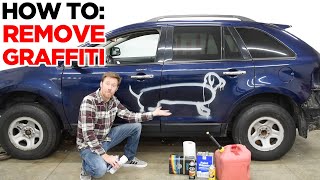 How to: Best Products to Remove Graffiti Spray Paint from Vehicle