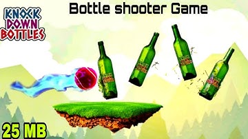 Bottle Shooting Game Gameplay Trailer (ios, Android) | Knockdown Bottle Shooting game