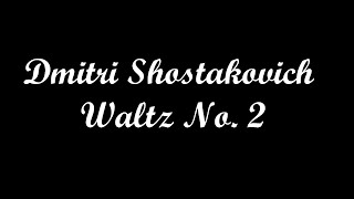 Dmitri Shostakovich - Waltz No. 2 flute interpretation (interpretare la flaut)