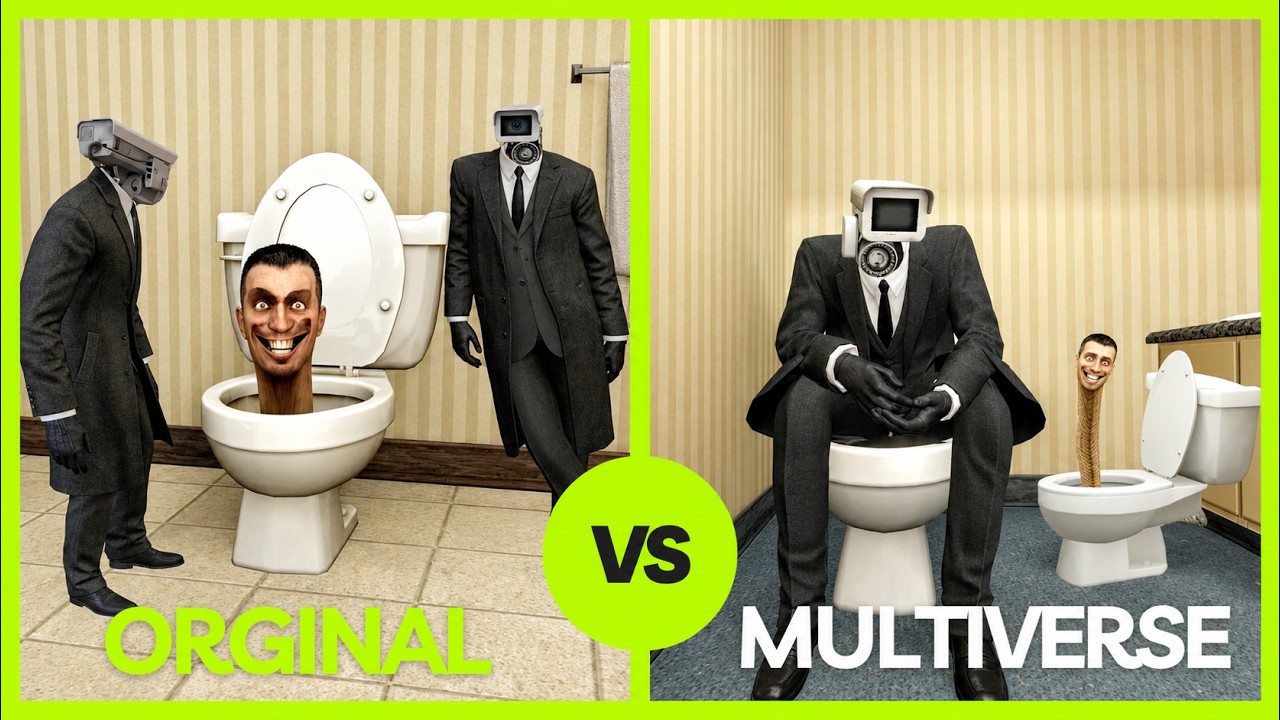 Watch Skibidi Toilet Original VS Multiverse 49 on YouTube Watch Skibidi Toilet Original VS Multiverse 49 on YouTube