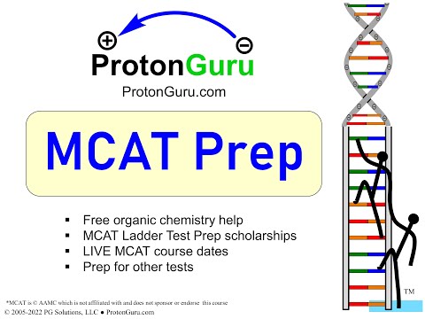 MCAT حل شدہ: حیاتیاتی اور بایو کیمیکل فاؤنڈیشن سیکشن (ہمارے مفت مکمل طوالت والے MCAT امتحان سے)
