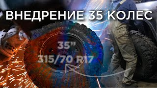 Установка 35 колес на Jeep Grand Cherokee wk. Джип Гранд Чероки для бездорожья. Подготовка к Offroad