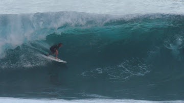 Makana Pang at Pipeline, January 2, 2019