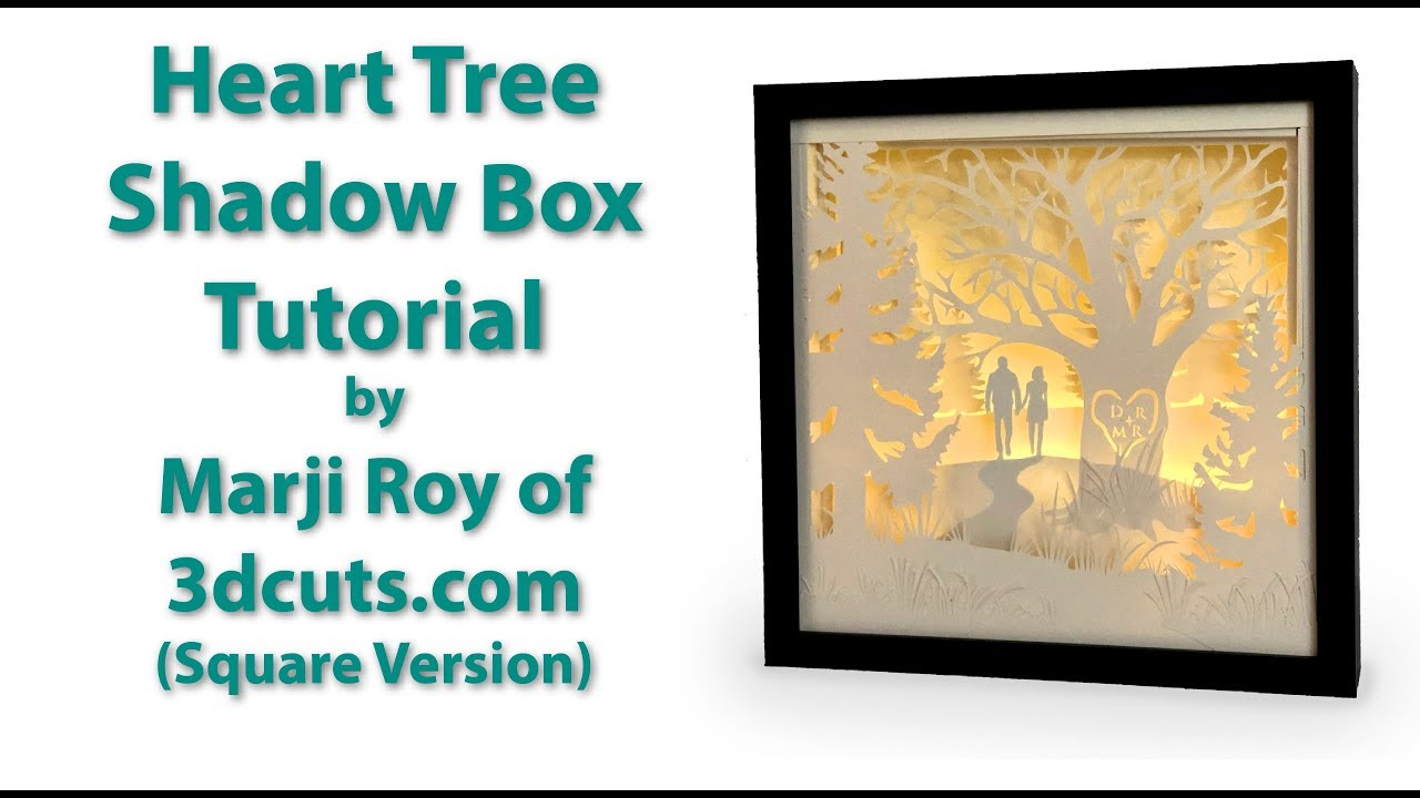 Download Heart Tree Shadow Box Square Tutorial Youtube