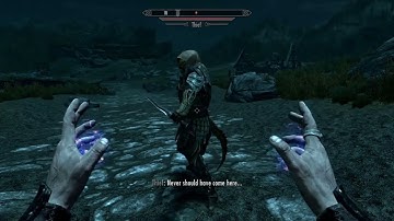 Random Thief and Vampire Assassin Encounter in Skyrim