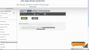 Powerpoint tab by SocialAppsHQ