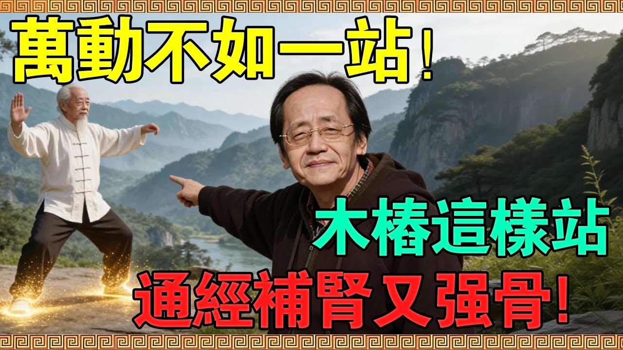 萬動不如一靜！倪海廈：這根“木樁”站對了，通經絡、補腎氣、強筋骨，勝過你跑十公里！