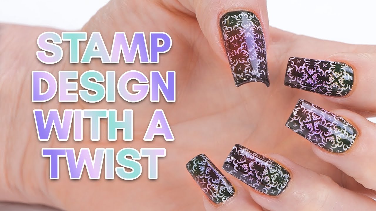 Stamp Design With A Twist Nail Art For Beginners