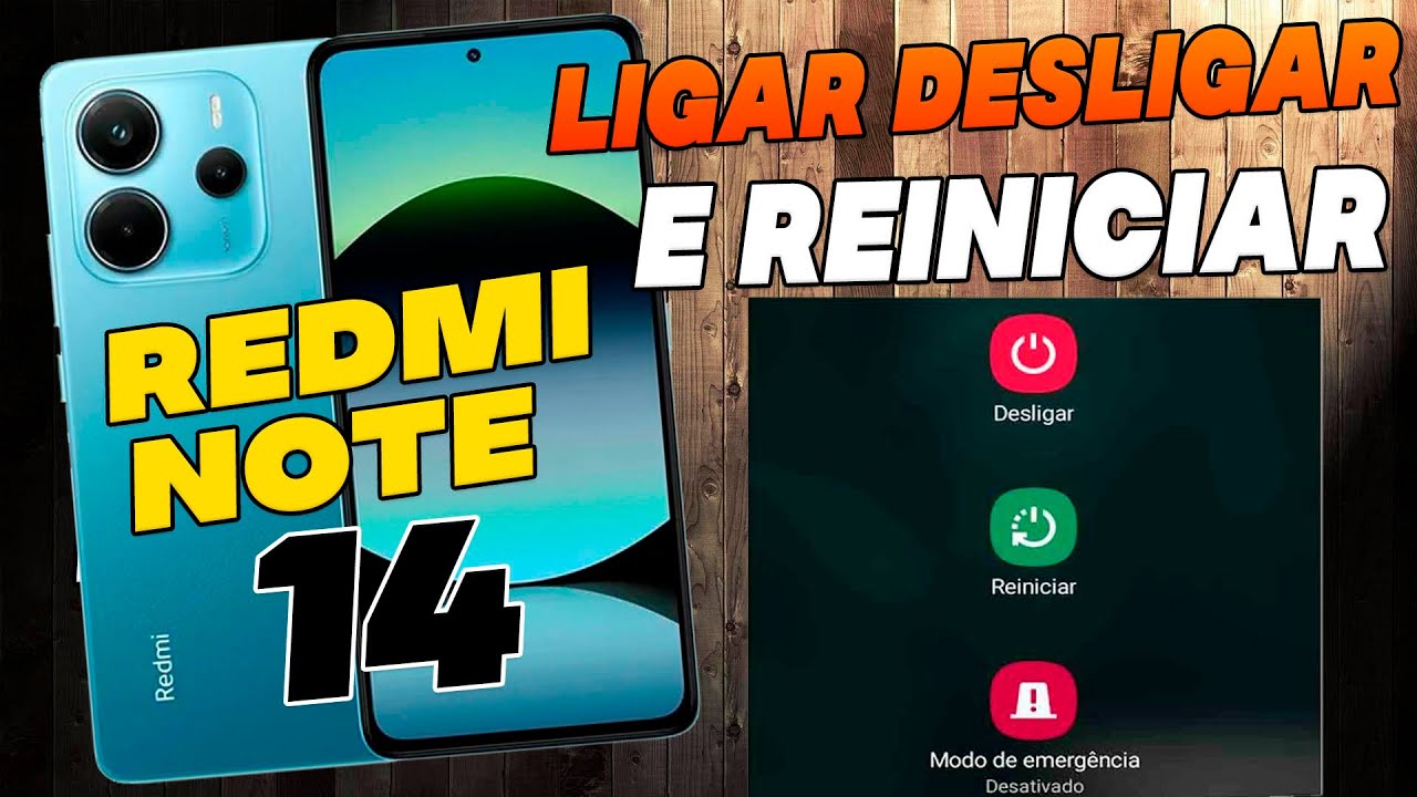 Como Ligar, Desligar ou Reiniciar o Xiaomi Redmi Note 14 - YouTube
