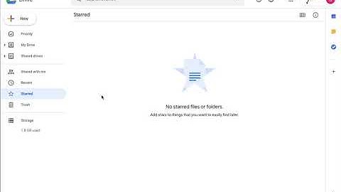 How to Star a File or Folder on Google Drive