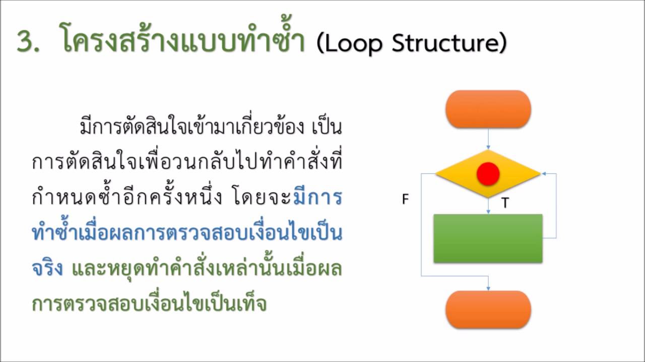 โครงสร้างผังงาน  Update 2022  โครงสร้างของผังงาน