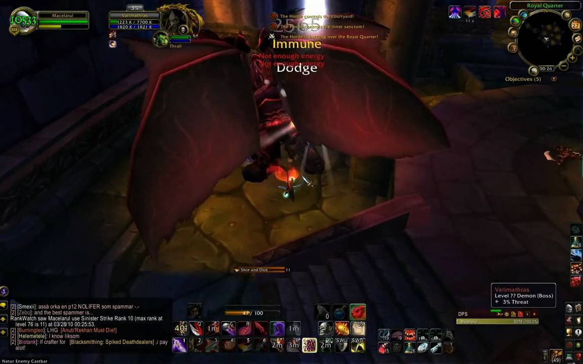 Battle For Undercity - Varimathras fight - YouTube