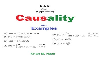 Causality Property || End Ch Question 1.27 || SS 1.6.3 (English)(Oppenheim)