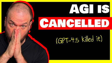 GPT-4.5 Fails. AGI Cancelled. It