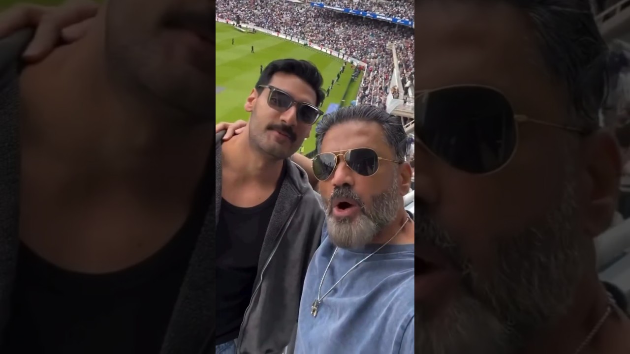 Suniel Shetty goes shopping with his daughter Athiya for his daughter-in-law Rasha 