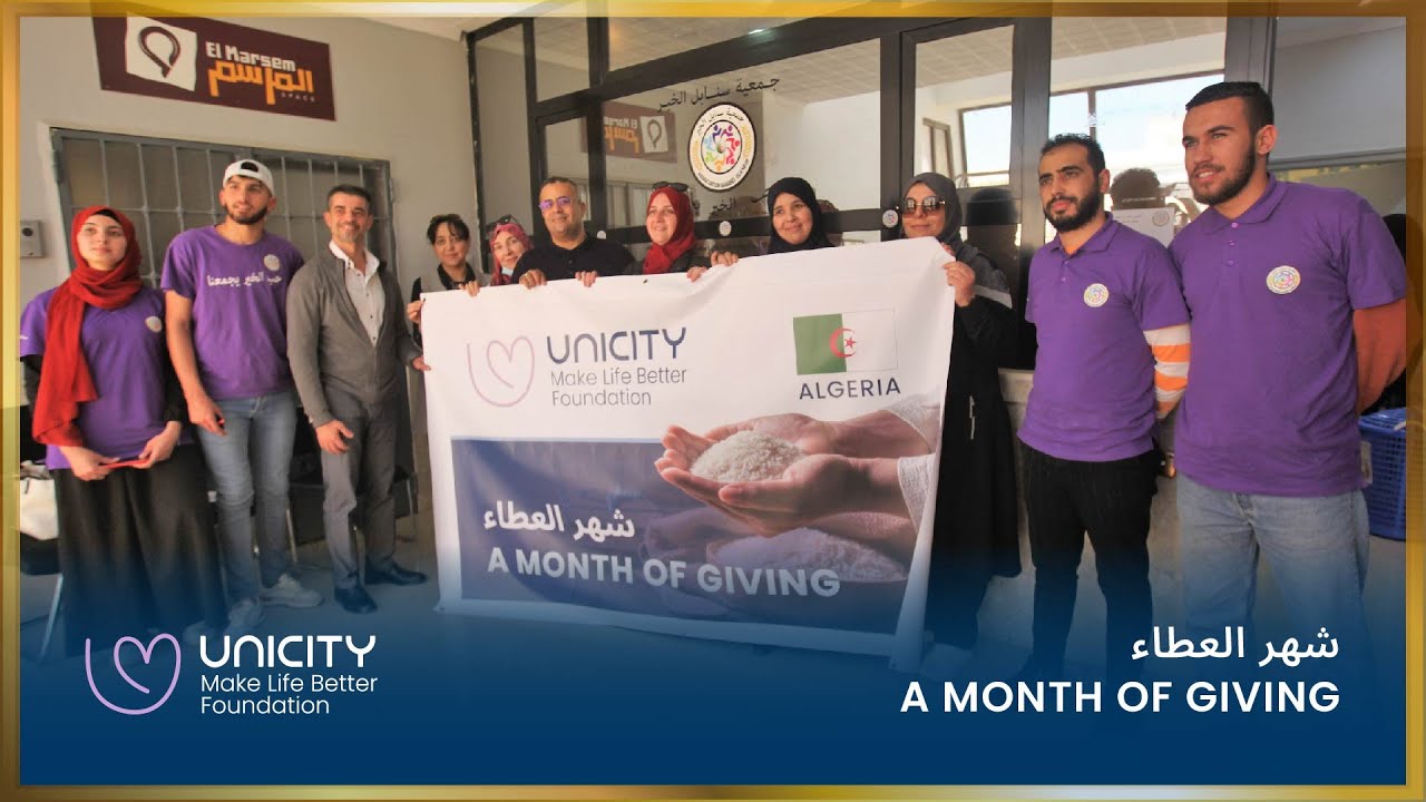 A Month Of Giving - Unicity ALGERIA