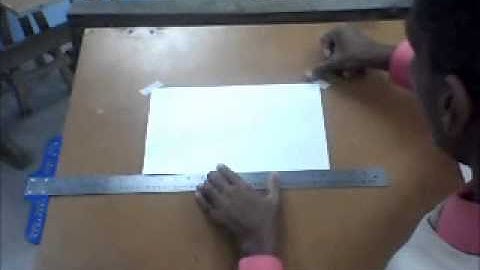 Drawing tips - Lining Paper on the Drawing Board