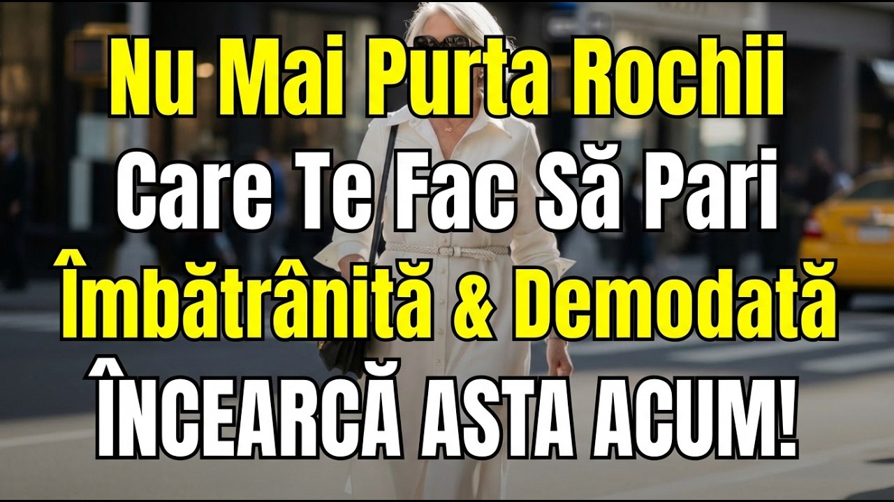 5 rochii GENIALE care fac femeile de peste 60 de ani să arate instantaneu elegante și suple